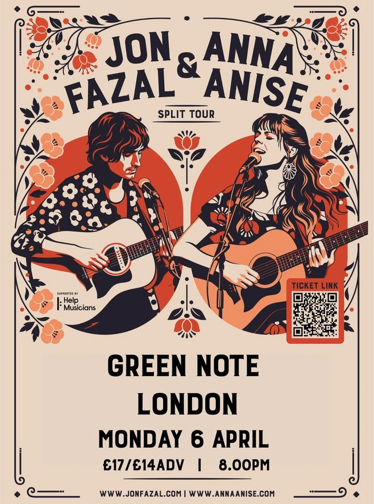 Jon & Anna Fazal & Anise Split Tour