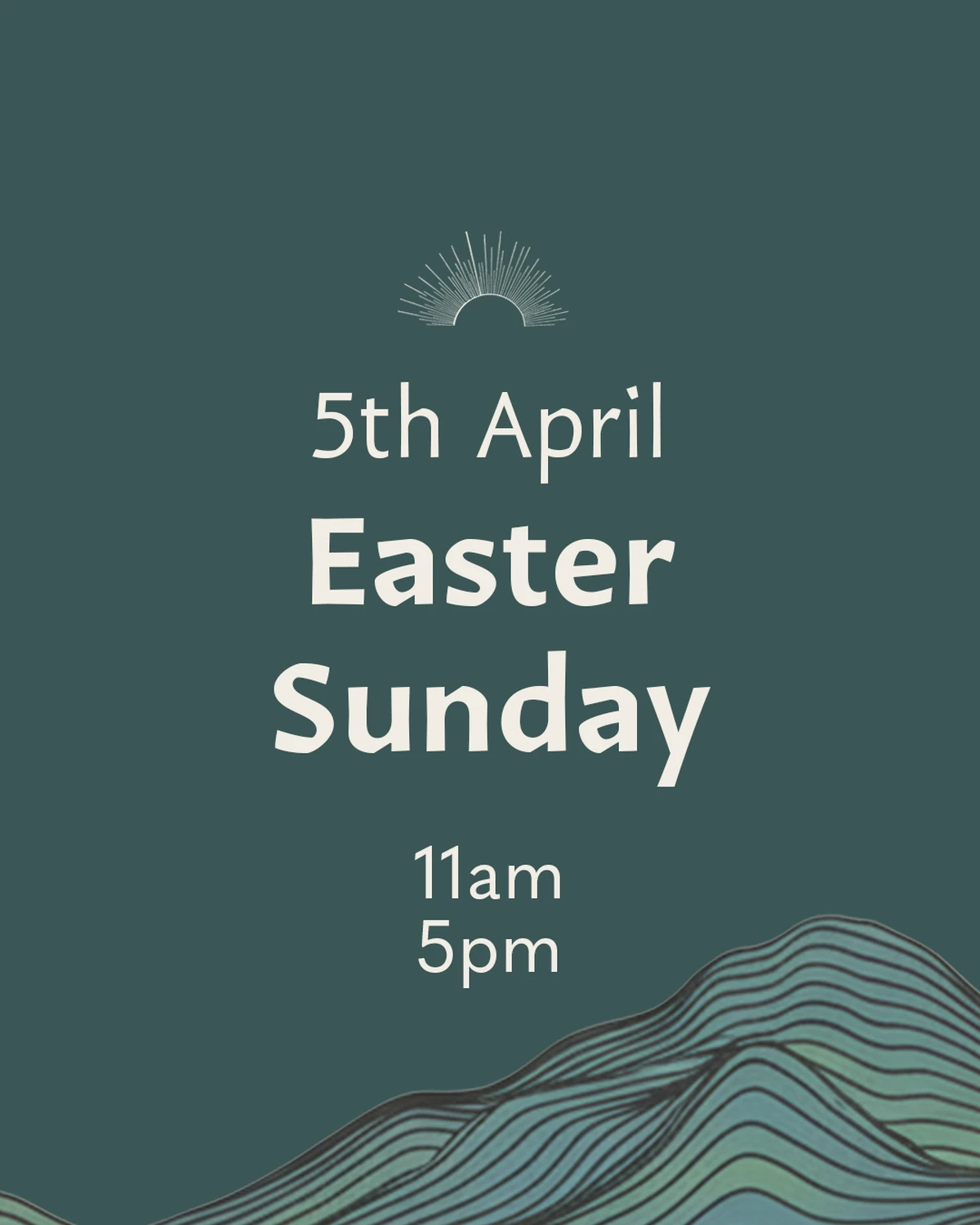 Easter Sunday at The Five
