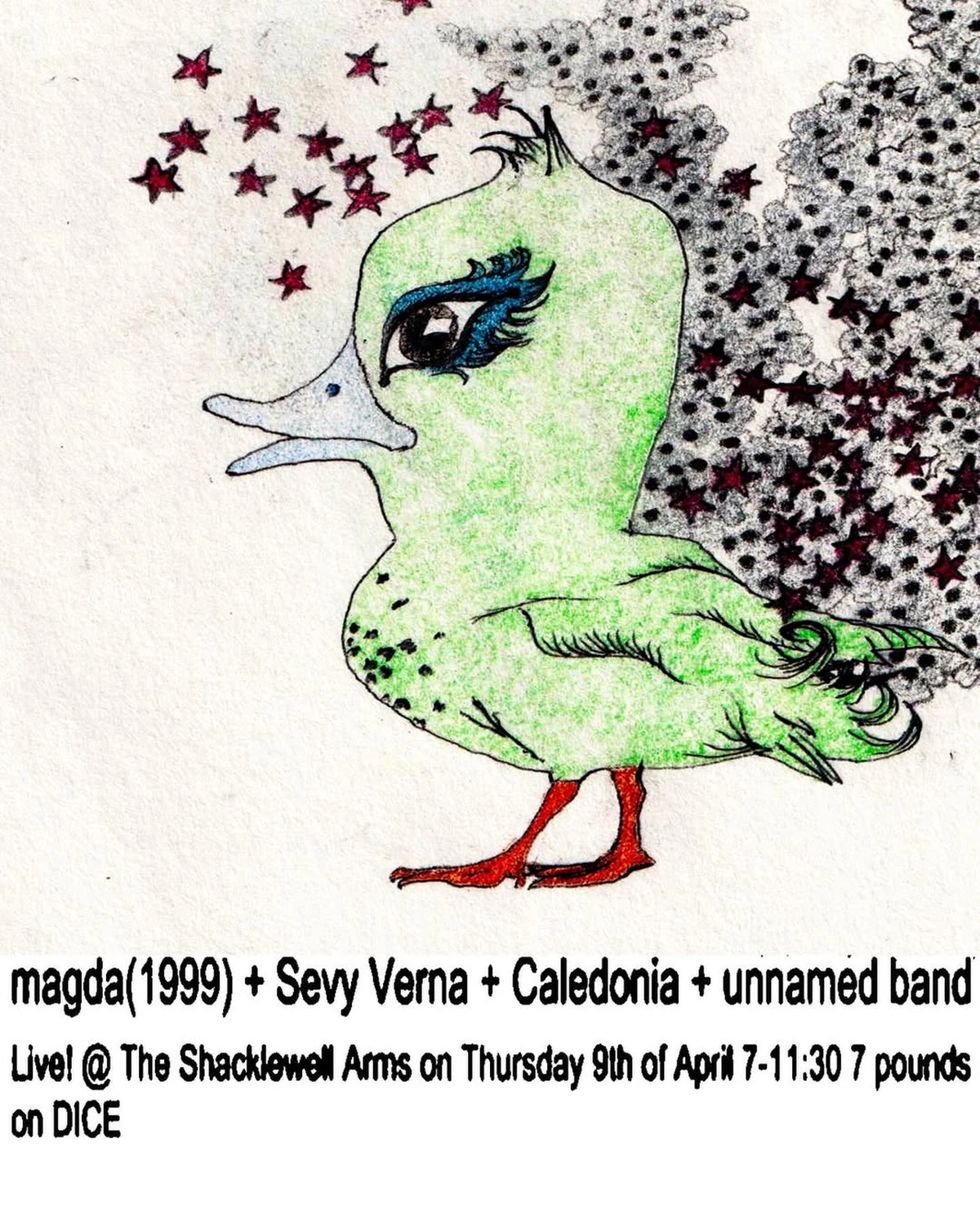 magda(1999) + Sevy Verna + Caledonia + unnamed band Live!